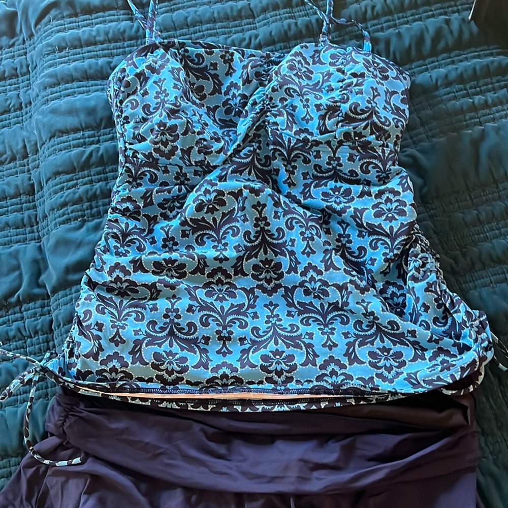 Lands End Tankini swim set